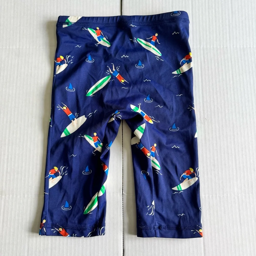 Mini Boden Blue Swim Bottoms Size 5-6Y Trunks Summer Surfboard Water Vacation - Picture 6 of 9